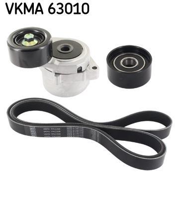 Kit de courroie d'accessoire (Courroie d’alternateur) SKF VKMA 63010